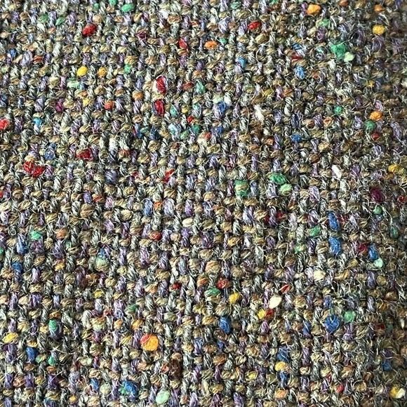 Vintage 80s Womens Larry Levine Donegal Rainbow Tweed Bomber Jacket Sz L - Picture 4 of 12